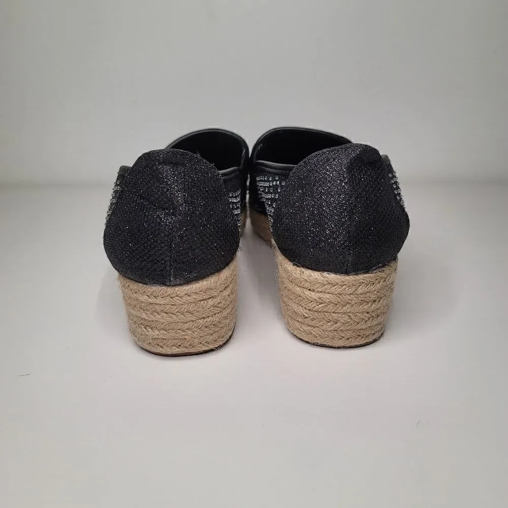 NEW Andiamo arosa jeweled espadrille slip …